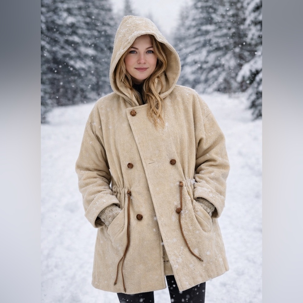 Anne Klein Tan Teddy Jacket